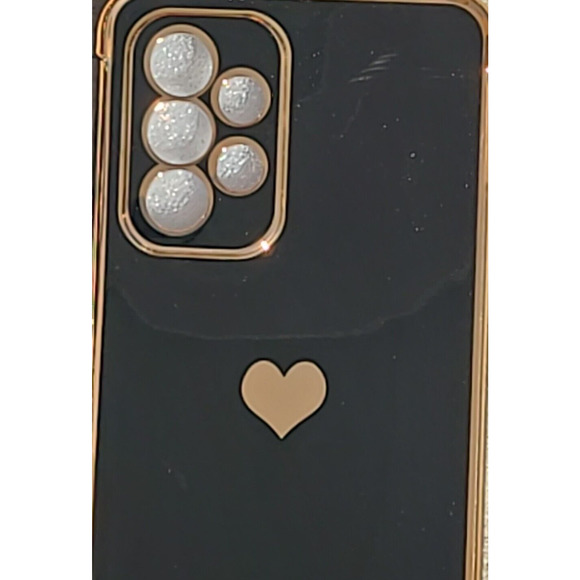 Bonoma Compatible with Samsung Galaxy A53 5G Case Love Heart Plating Wristband - Picture 2 of 5